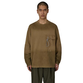 ROA x and wander Garment-dyed 联名款成衣染色华夫格长袖T恤