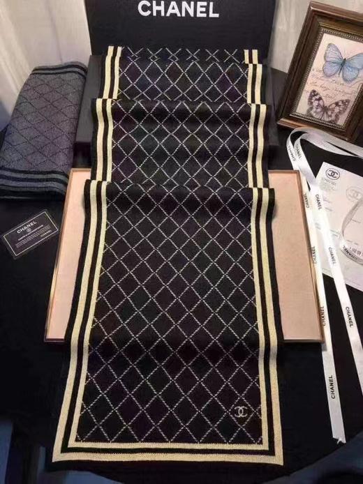 D121035冬季商务休闲百搭款羊毛提花针织男士围巾 商品图7