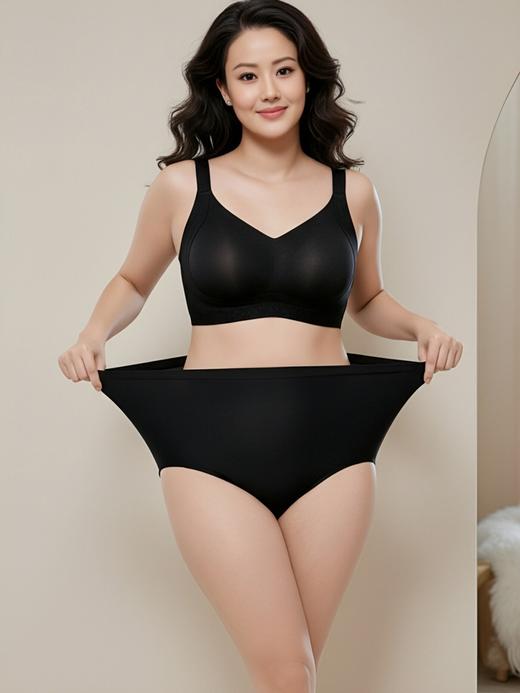 一周发货💖【抑菌高腰无痕 三角内裤】升级版，一体裁剪 无痕塑形包臀 防夹臀不卡裆！一片式无痕裁剪 亲肤腰头 无痕包裹腹部肉肉，裸感裤口 ，瞬间提拉臀部曲线，舒适由内而外，清凉透气，细腻丝滑 亲肤面料 商品图8