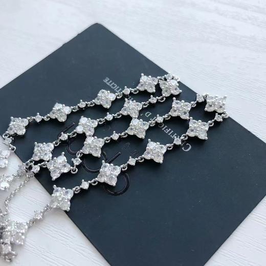 D121025超好看仙气飘飘四叶草款式满钻闪耀手链 商品图6