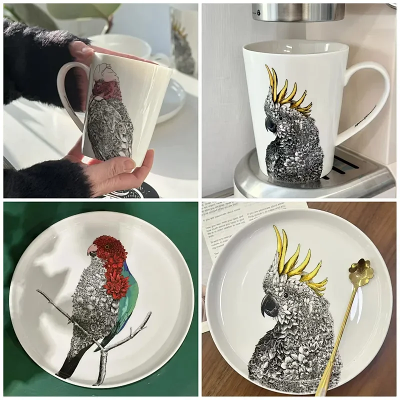 【出口餐具尾单-福利专场】MAXWELL WILLAMS高品种细瓷马克杯、瓷盘钢笔画系列！澳大利亚设计师品牌 🔥Z后一批存现货❗️卖完绝版！高品质耐高温【CJ33】