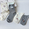 基础-简约灰色小狗中筒袜-纪念日百货门店同款168043611 商品缩略图1