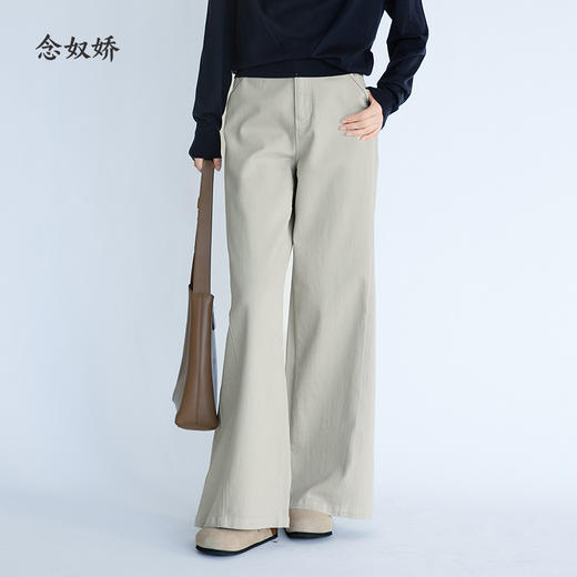 【商场同款】CNT5B59 “ 通勤弯刀裤 ” 兼具松弛与通勤的牛仔裤！弯刀裤型，宽松却不臃肿 商品图2