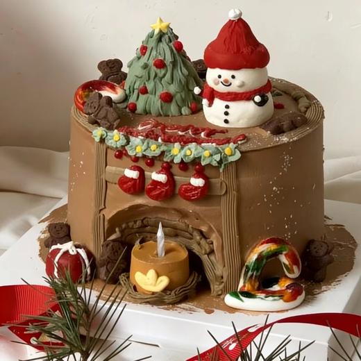 【圣诞节】巧克力小屋 氛围感拉满的树桩小屋，暖融融的壁炉，温暖了整个冬季~ 商品图0