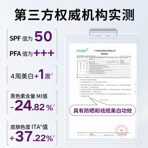 [透小蜜心选]【活动价 ¥ 29.9/瓶 ¥39.9/2瓶 | 拍下立减】【持双特征】院线2.0 朵可丽水漾美白隔离防晒乳SPF50 PA+++不假白 商品图3