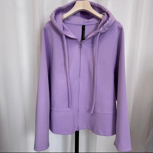 水淼2026春爆款胖妹妹大码连帽时尚外套2664 商品图2