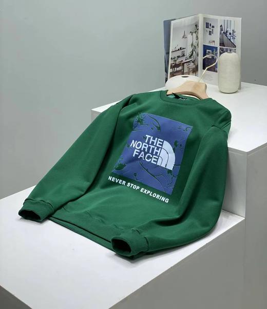 D121003秋冬季新款男女情侣针织加绒款圆领卫衣 商品图4