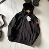 D121001男士全拉链银狐绒柔软舒适连帽卫衣外套 商品缩略图4