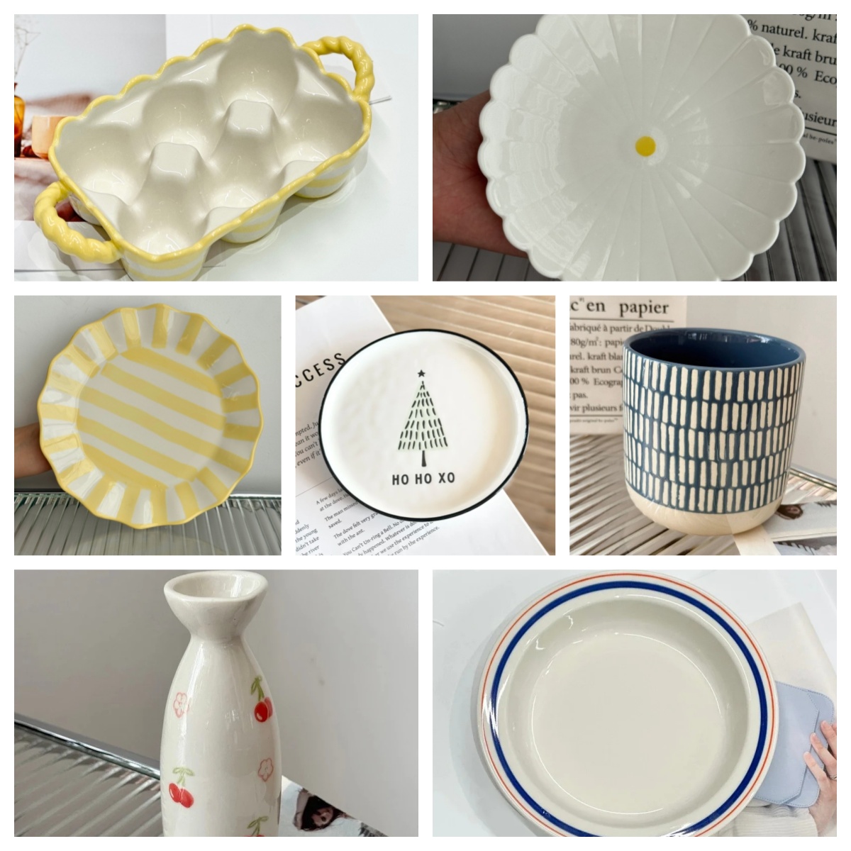 【出口餐具尾单-福利专场】高颜值孤品创意合集/小熊碗/不规则盘/深碗等【CJ27】