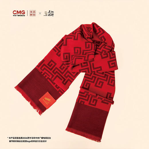 2026春晚真丝拉绒长巾 商品图1