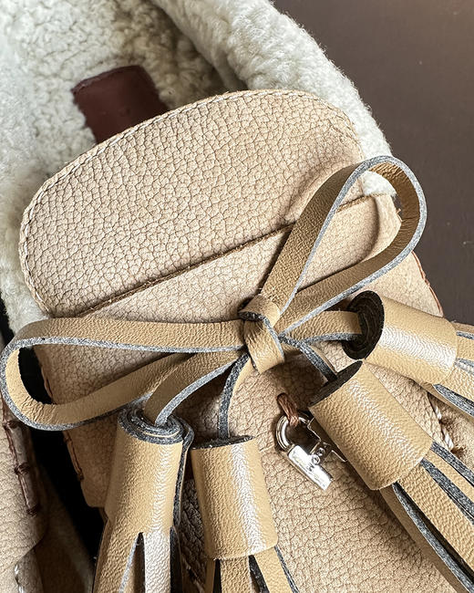 现货 THS-限时 霍根家 女款休闲毛毛拖鞋 H693时尚穆勒鞋 2色 BZ1277 商品图7