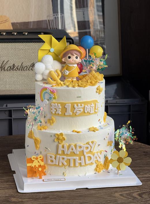 小黄帽蛋糕双层 商品图1