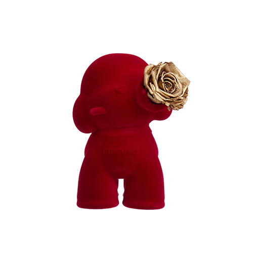 【守爱狗】ROSEONLY诺誓永生玫瑰守爱狗公仔 红色 守爱狗 永生花  送朋友送爱人 商品图3