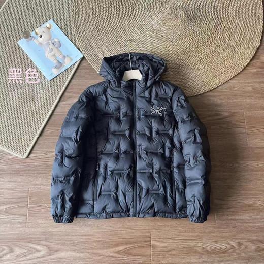 D121024户外通勤轻薄羽绒棉服男款轻量保暖不臃肿连帽外套 商品图1