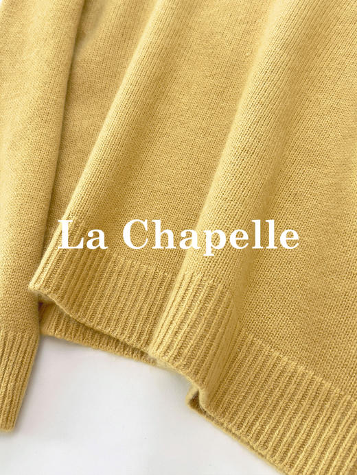 会员福利【兔毛+绵羊毛】拉夏贝尔/La Chapelle蓬松柔软温柔气质针织毛衣圆领百搭多色秋冬上衣 商品图13