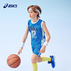 ASICS/亚瑟士儿童25年夏季新款男童运动吸湿速干撞色篮球针织套装 商品缩略图0