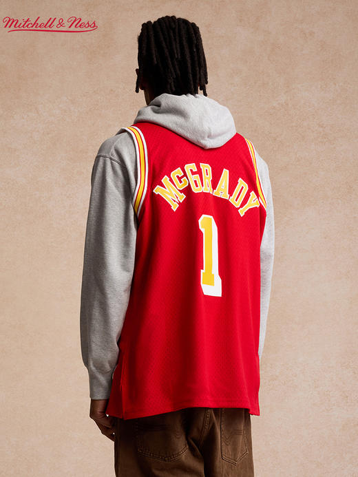 Mitchell&ness 火箭麦迪红色04-05赛季球衣 商品图1