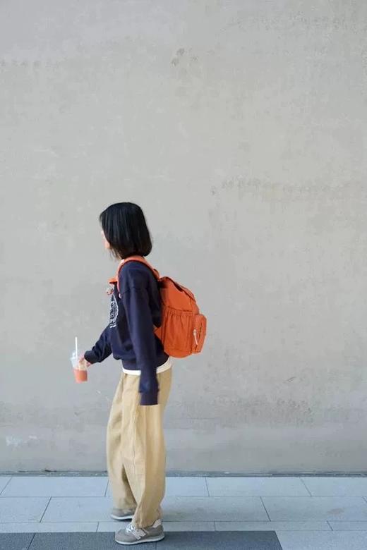 【 lu家同款户外旅行双肩包SS508】✅ 防泼水面料，小雨天也不怕淋湿包包里的宝贝 ✅抽绳+翻盖双设计，安全感max-PWJCY 商品图6