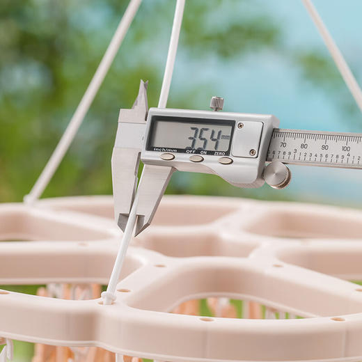 茶花 24夹梅花晒衣架 （两种颜色随机发） 商品图6