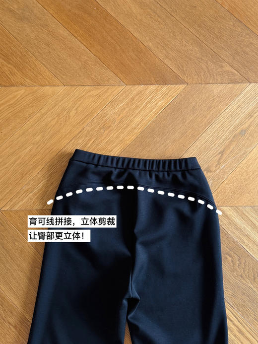 25冬--巨显瘦显腿长弹力罗马加绒喇叭小黑裤【包邮+三天无理由退换】 商品图12