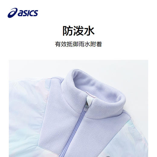 ASICS/亚瑟士童装25年潮流满印防泼水梭织棉服保暖舒适宽松版型 商品图2