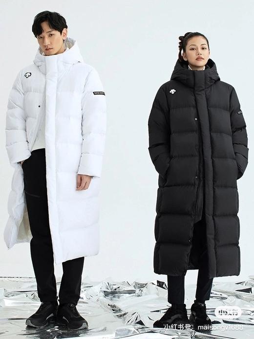 迪桑特SKI STYLE 系列HEAT NAVI男女款长款运动羽绒服 商品图0