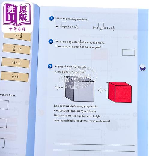 【中商原版】White Rose Math Year 6 英国白玫瑰数学教材练习 小学六年级学年套装13册 秋5册+春6册+夏2册 四则运算 小数分数 商品图2