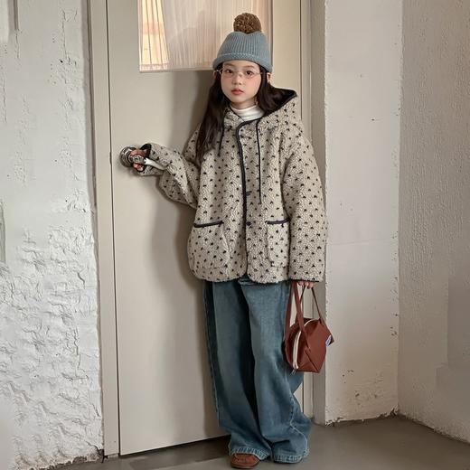 二店y 【5272】喜慕~韩国单 ，羊羔绒夹棉连帽外套 厚外套 商品图3