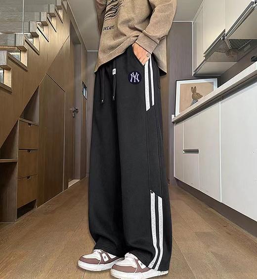 D121027冬季新款加绒加厚卫裤休闲裤男女同款卫裤 商品图1