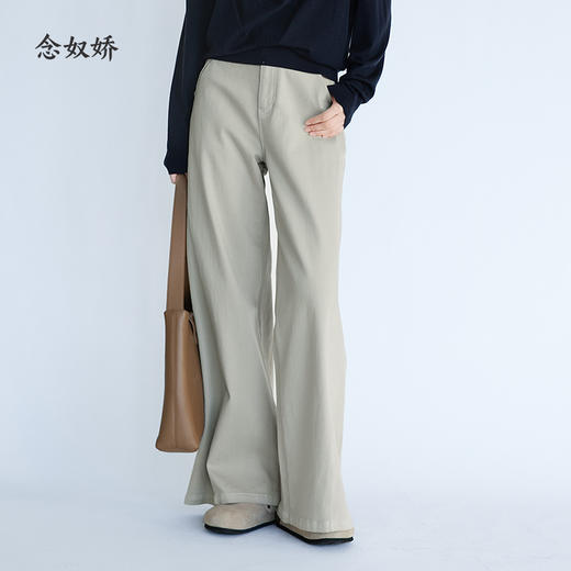 【商场同款】CNT5B59 “ 通勤弯刀裤 ” 兼具松弛与通勤的牛仔裤！弯刀裤型，宽松却不臃肿 商品图1