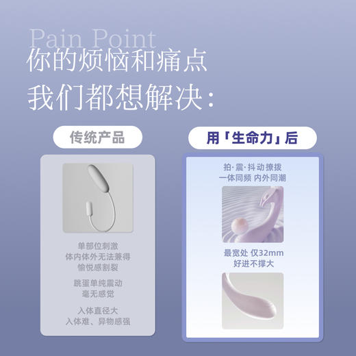她的生命力震动棒情趣高潮自慰器跳蛋成人女生性按摩用品静音 商品图3