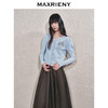 MAXRIENY【商场同款-节庆穿搭】MAXRIENY宫廷复古银色亮片刺绣毛衣(货号:MC85SW792) 商品缩略图2