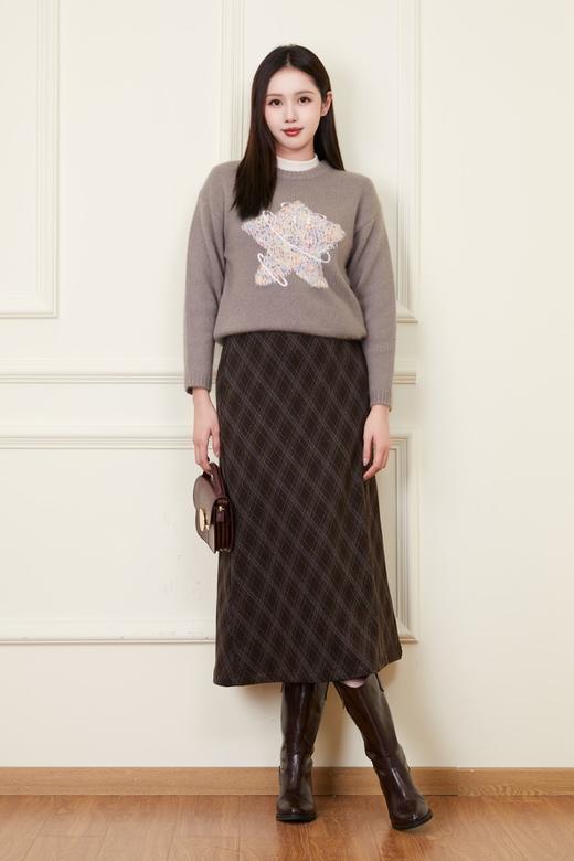 L.Fleuri 超好看气质五角星宽松毛衣 21982 商品图5