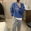 北欧蓝加绒卫衣，复古航海风松弛感，远看近看都是高级（3-5天发货） 商品缩略图1