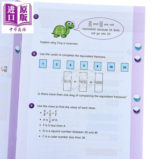【中商原版】英国白玫瑰数学练习册五年级秋季套装4册 White Rose Math Year 5 Autumn Block 1-4 小学加减乘除法学习英文原版 商品图1