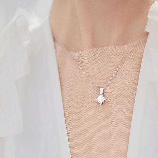 ［东方爱意］18K金钻石项坠#闪亮 商品图2