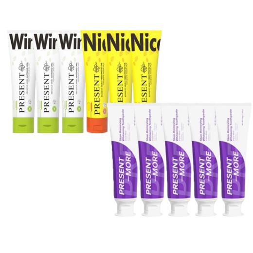 【百香果香型26年11】普斯特去渍亮白牙膏 小苏打清新牙膏 薄荷香型/莹白护理牙膏 青柠薄荷/清新呵护牙膏 百香果香型 商品图1