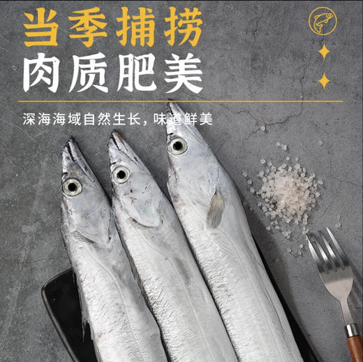 仙食港·冷水海域深海小眼带鱼 当季捕捞肉质新鲜肥美 肉质紧实不松散，鲜而不腥 无冰锁鲜无多余水分占重 商品图1