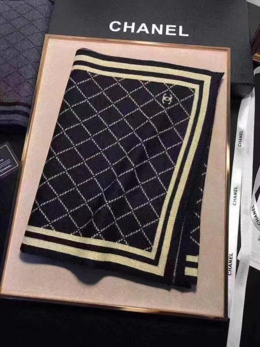 D121035冬季商务休闲百搭款羊毛提花针织男士围巾 商品图4