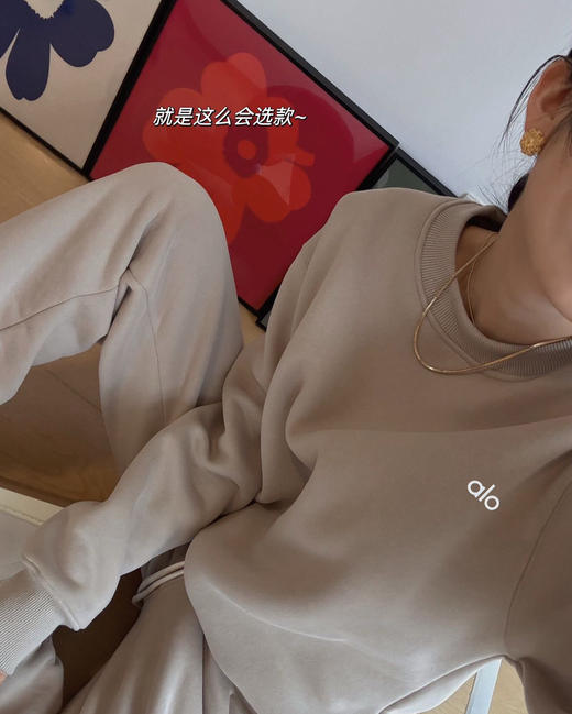 alo加绒加厚卫衣卫裤套装 商品图8