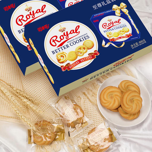 🌟年货必囤！💥【年货首选】猫村长 丹麦风味曲奇饼干至尊礼盒装800g👏👏👏 黄油香味浓郁，色泽金黄，超诱人😋 经典口感，细腻松脆，高档礼盒装 商品图2