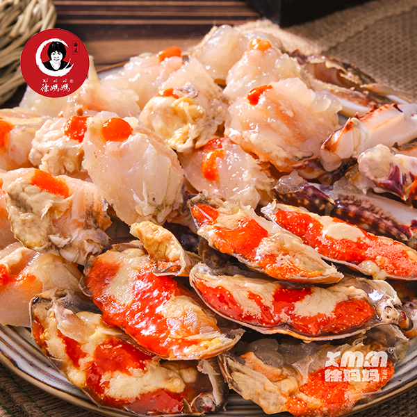 红膏炝蟹瓶装  净含量600g/瓶