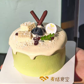 抹茶小蛋糕 红豆夹心 抹茶胚子