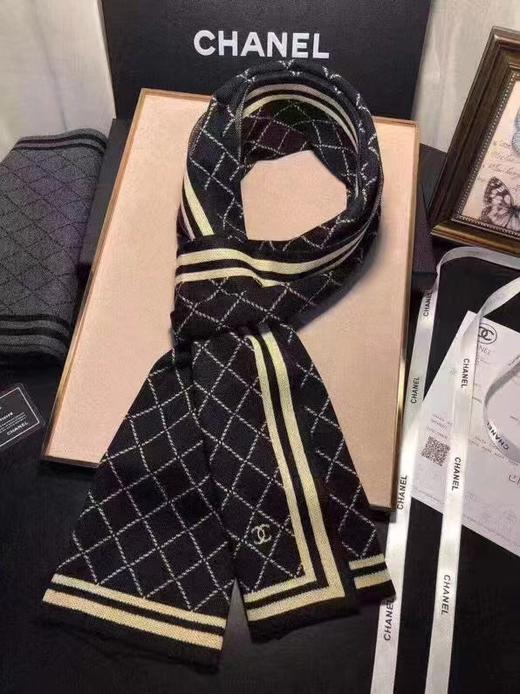 D121035冬季商务休闲百搭款羊毛提花针织男士围巾 商品图1
