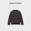 ROMI STUDIO“复古格调”澳洲进口绵羊毛费尔岛套头毛衫 RWCWS07049 商品缩略图1