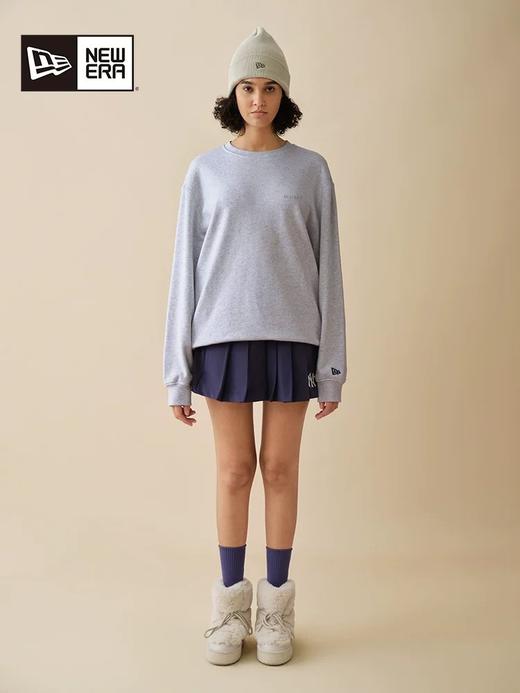 男女同款！秋冬加绒New Era纽亦华2024秋冬新款圆领加绒卫衣。偏Oversize的版型。一体卫衣 商品图3