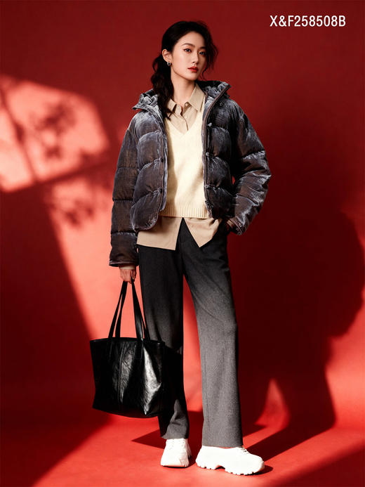 X&F258508B    95白鸭绒羽绒服 商品图8