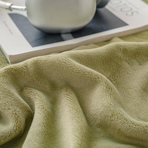 【品牌直发】加倍生活 A类素色双拼牛奶绒四件套 200g牛奶绒面料 12色可选 商品图5