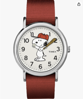Timex X 史努比联名款手表 38mm表带 5折