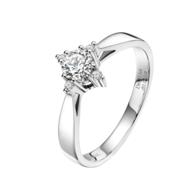 ［东方爱意］18K金钻石戒指#闪亮